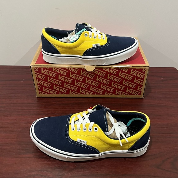 Vans Era ComfyCush, VN0A3WM9VNO, Blue & Yellow - Picture 6 of 12